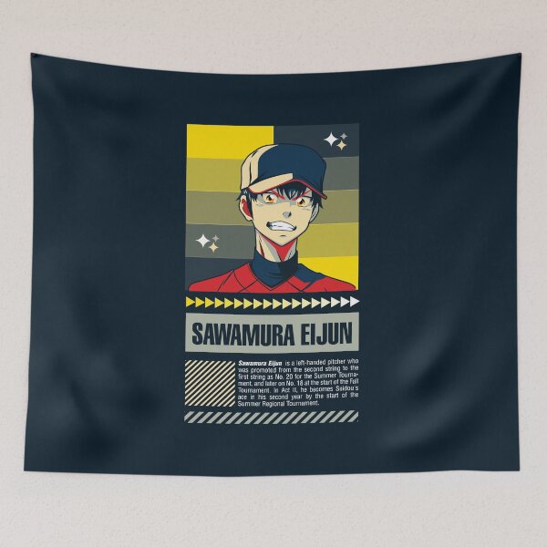 Item preview, Street Wear Ace of Diamond: Sawamura Eijun Pitcher Ace designed and sold by Viability Creative.