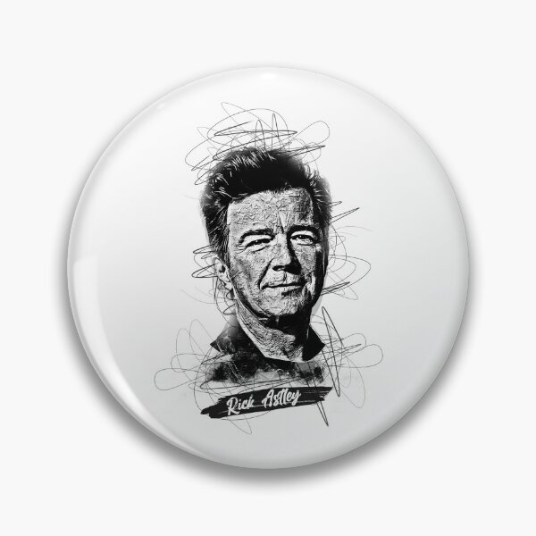 Item preview, Rick Astley Shirt, Rick Astley Abstract Sketch Art designed and sold by graphic-genie.