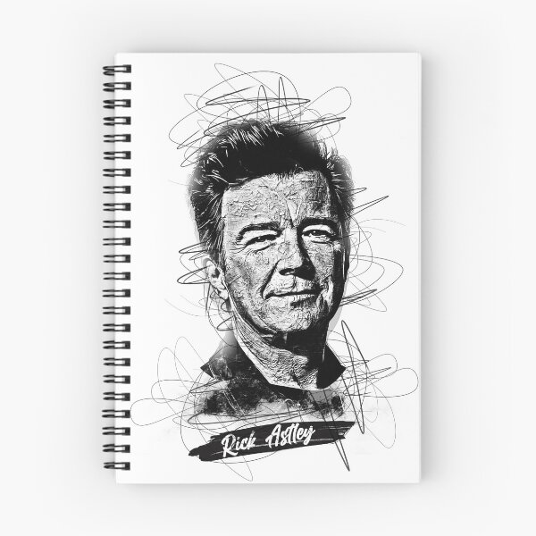 Item preview, Rick Astley Shirt, Rick Astley Abstract Sketch Art designed and sold by graphic-genie.