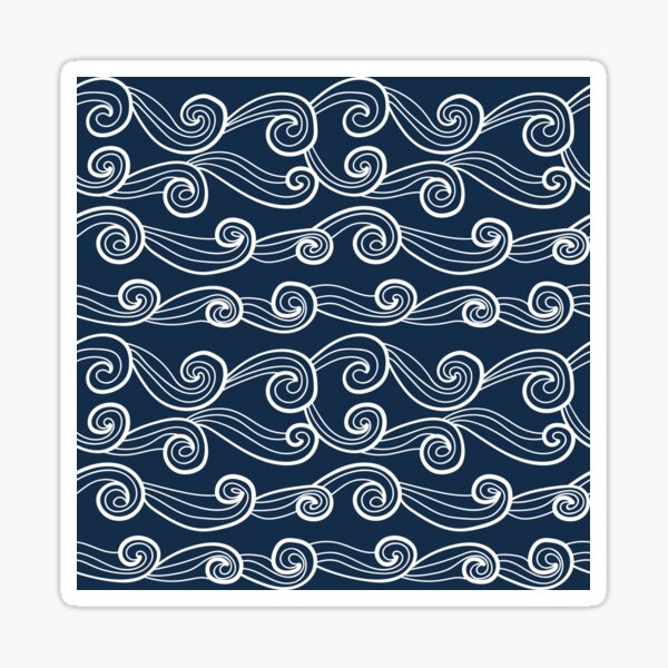 Item preview, Decorative pattern with abstract waves. designed and sold by SomStock.