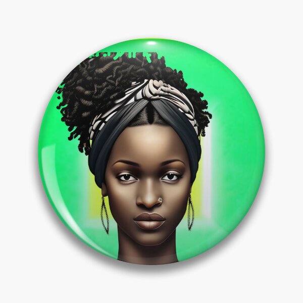 Item preview, Black Woman With Curly Bob designed and sold by Rell1970.