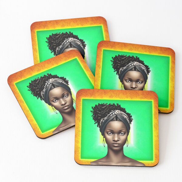 Item preview, Black Woman With Curly Bob designed and sold by Rell1970.