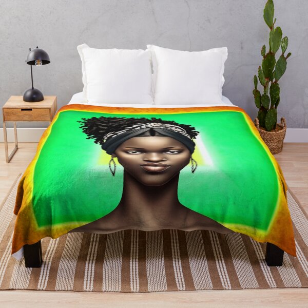 Item preview, Black Woman With Curly Bob designed and sold by Rell1970.