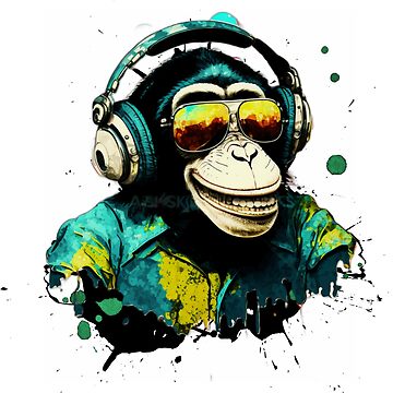 Artwork thumbnail, Graffiti Dj Monkey Business N.18 by DJmonki