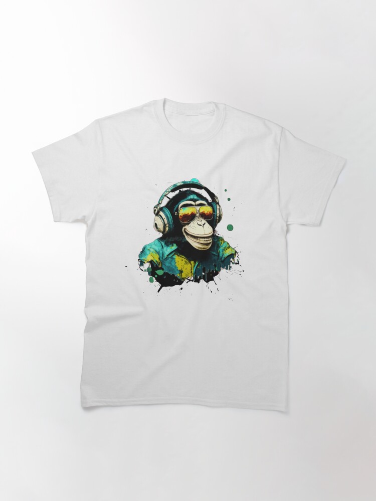 Thumbnail 3 of 7, Classic T-Shirt, Graffiti Dj Monkey Business N.18 designed and sold by DJmonki.