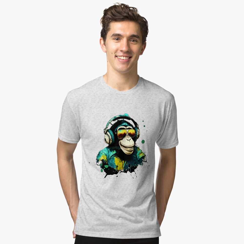 Item preview, Tri-blend T-Shirt designed and sold by DJmonki.