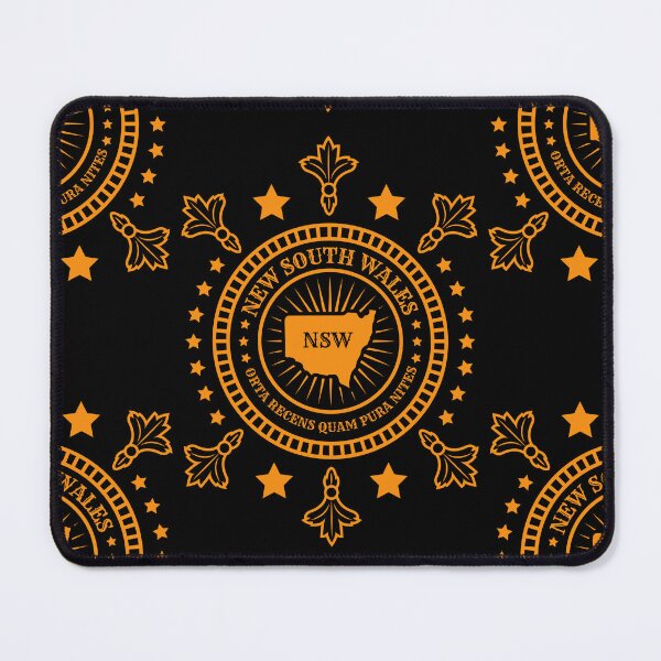 Item preview, New South Wales Map Motto Latin - Orta Recens Quam Pura Nites - NSW Australia States designed and sold by Ranggasme.