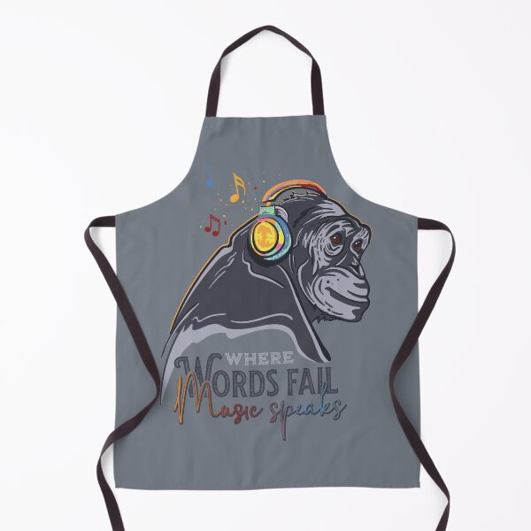 Item preview, Monkey Music. "Where words fail, music speaks." designed and sold by Tara Light.