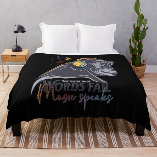 Item preview, Monkey Music. "Where words fail, music speaks." designed and sold by Tara Light.