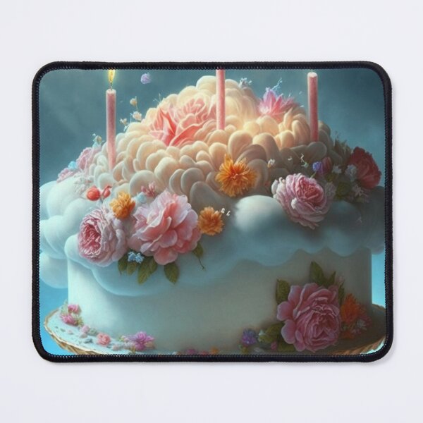 Item preview, Birthday Cake With Flowers in the Sky  designed and sold by immortalpeaches.