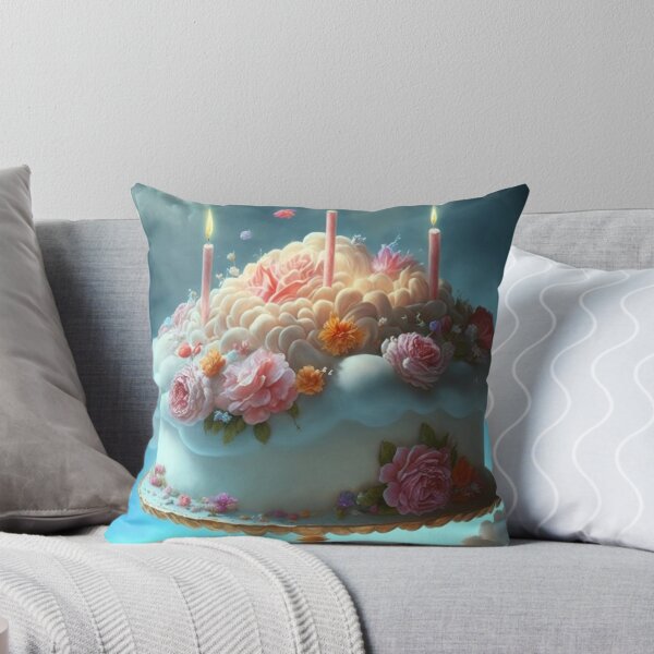 Item preview, Birthday Cake With Flowers in the Sky  designed and sold by immortalpeaches.