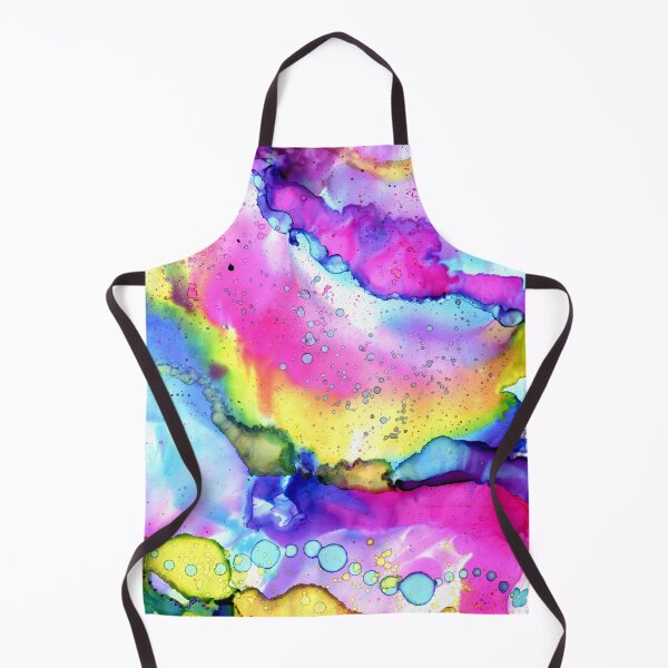Item preview, Rainbow ink art, fluid artwork handpainted, icecream swirl designed and sold by thiscreativegem.