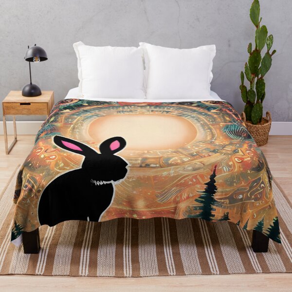 Item preview, Chinese zodiac rabbit moon designed and sold by BigBrainArtwork.