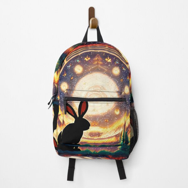 Item preview, Chinese zodiac rabbit moon designed and sold by BigBrainArtwork.