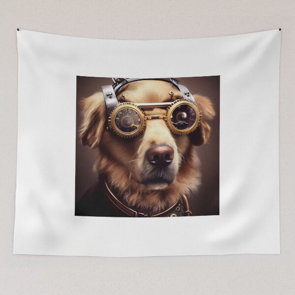 Item preview,  steampunk dog officer worker googles designed and sold by ARTeez⭐️⭐️⭐️⭐️⭐️.