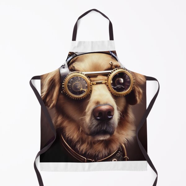 Item preview, steampunk dog officer worker googles designed and sold by ARTeez⭐️⭐️⭐️⭐️⭐️.