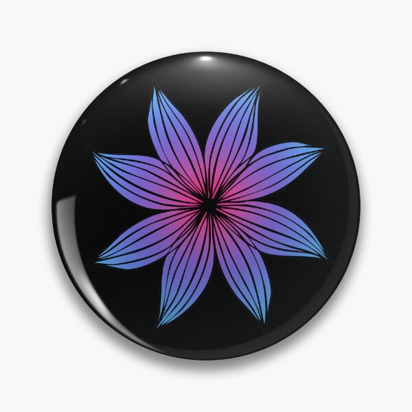 Item preview, Pink and Blue Flower designed and sold by RuthFurtado.