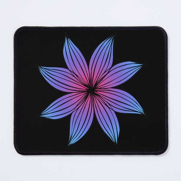 Item preview, Pink and Blue Flower designed and sold by RuthFurtado.