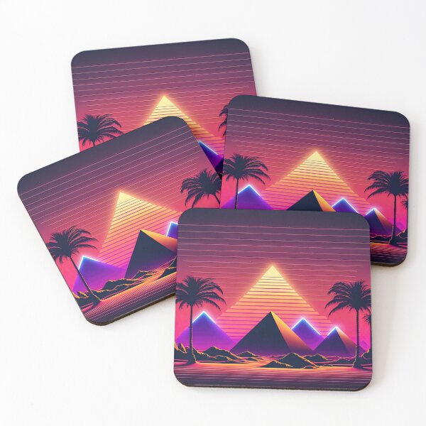Item preview, Futuristic Neon Dreams of the Pharaohs designed and sold by Mullet Monkey.