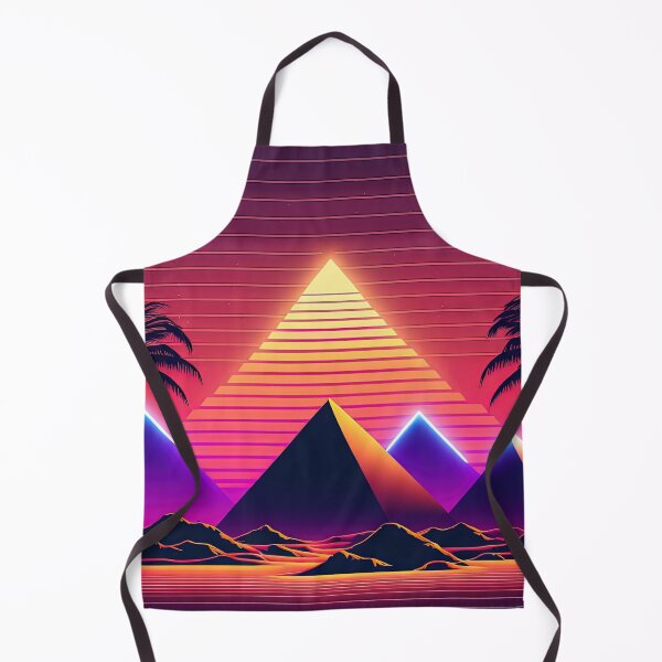 Item preview, Futuristic Neon Dreams of the Pharaohs designed and sold by Mullet Monkey.
