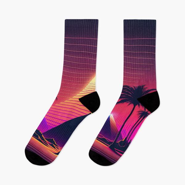 Item preview, Futuristic Neon Dreams of the Pharaohs designed and sold by Mullet Monkey.