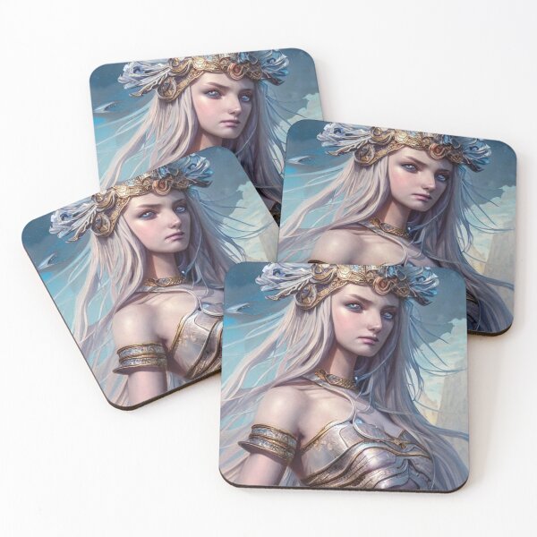 Item preview, Goddess of Light: A Fantastical Portrait designed and sold by oanaunciuleanu.