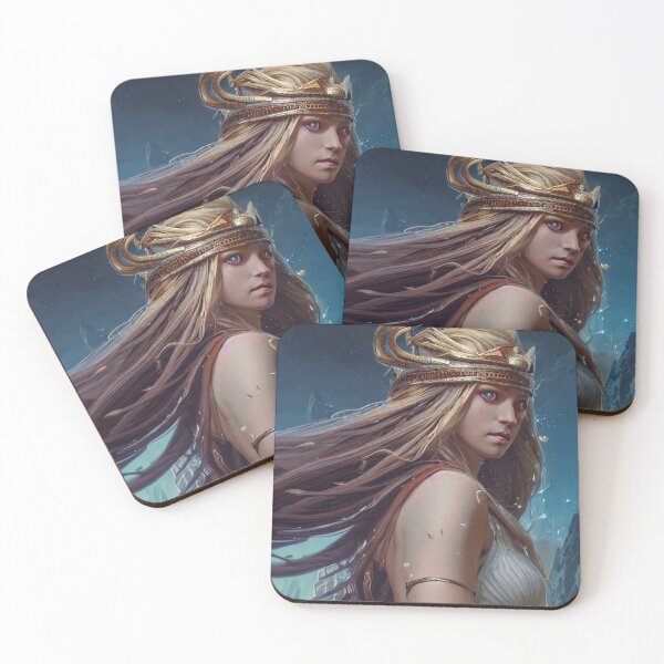 Item preview, Goddess of Light: A Fantastical Portrait designed and sold by oanaunciuleanu.