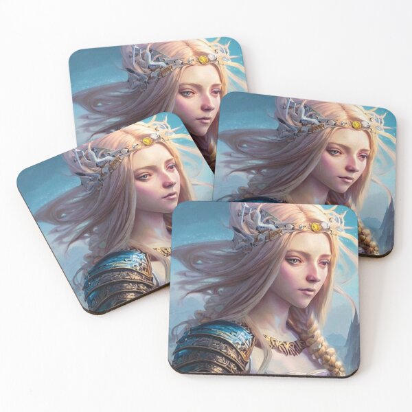 Item preview, Goddess of Light: A Fantastical Portrait designed and sold by oanaunciuleanu.