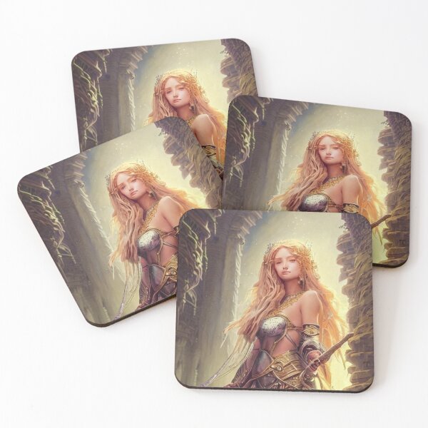 Item preview, Goddess of Light: A Fantastical Portrait designed and sold by oanaunciuleanu.