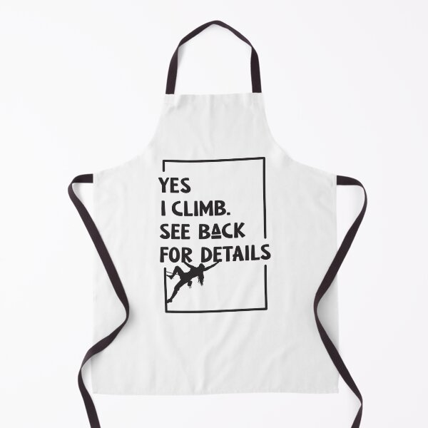 Item preview, Yes I Climb - Silhouette Female Climber V1 Black designed and sold by ruland.