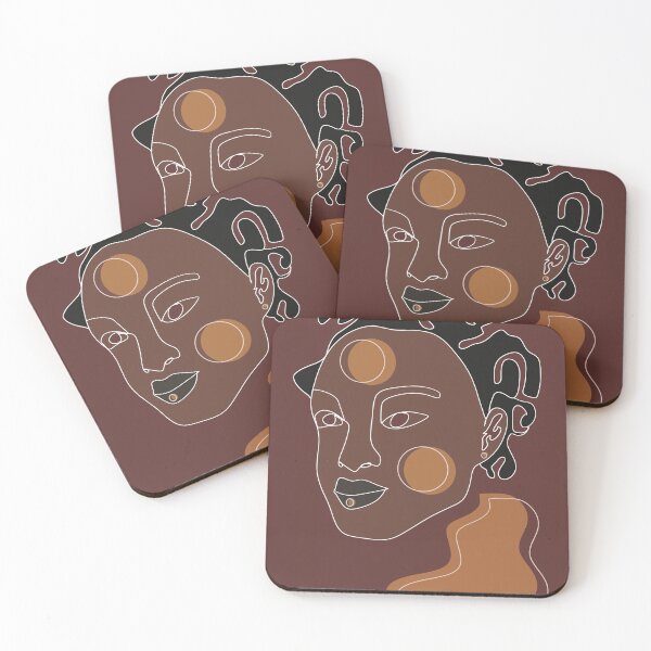 Item preview, Brown Girl With Starter Locs designed and sold by PrintsbyPuleng.