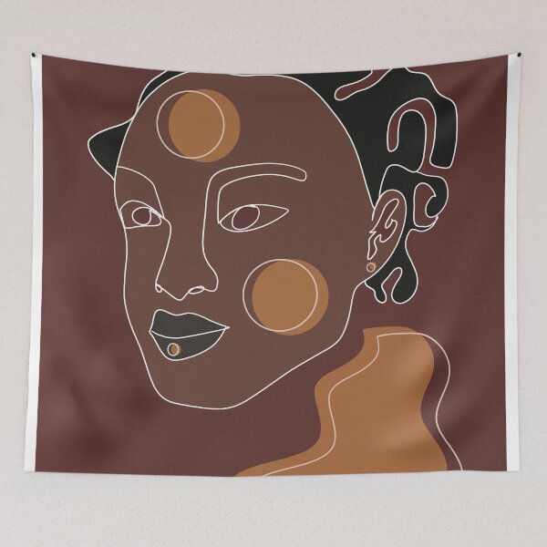 Item preview, Brown Girl With Starter Locs designed and sold by PrintsbyPuleng.