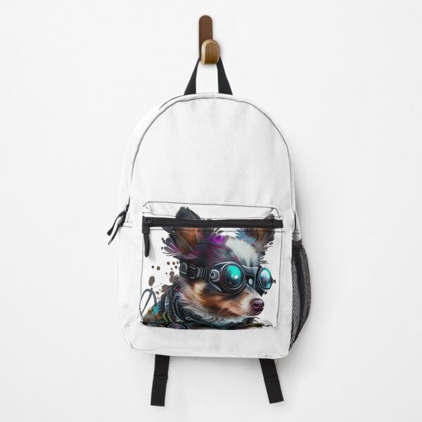 Item preview, Cyberpunk futuristic maltese dog designed and sold by ARTeez⭐️⭐️⭐️⭐️⭐️.