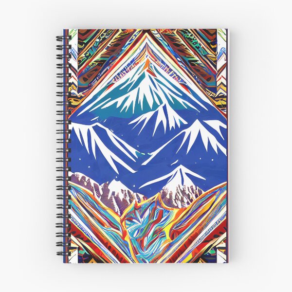 Item preview, Snowboarding/Skiing Ski Resort Style Design Tribal Mountain Mural  designed and sold by ShredPow480.