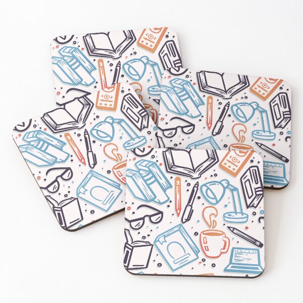 Item preview, Bookish Mood Doodles Warm designed and sold by polliadesign.