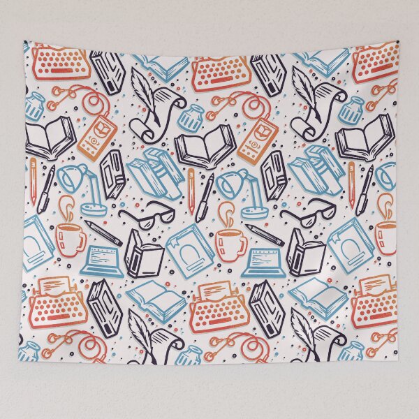 Item preview, Bookish Mood Doodles Warm designed and sold by polliadesign.