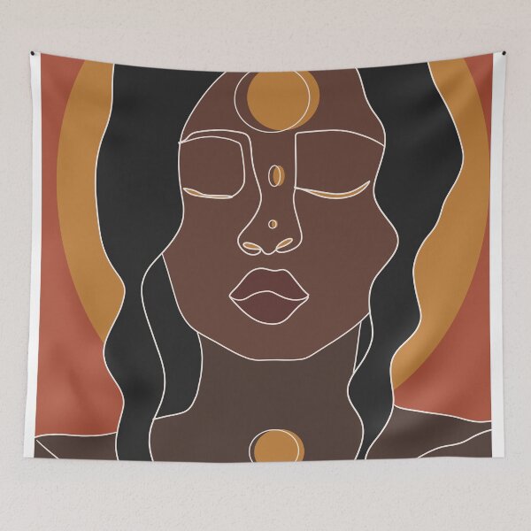 Item preview, Black Beauty With Pigtais designed and sold by PrintsbyPuleng.