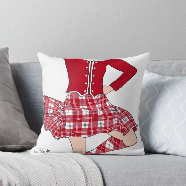 Item preview, Highland Dancer Red Kilt designed and sold by LizCaityArt.