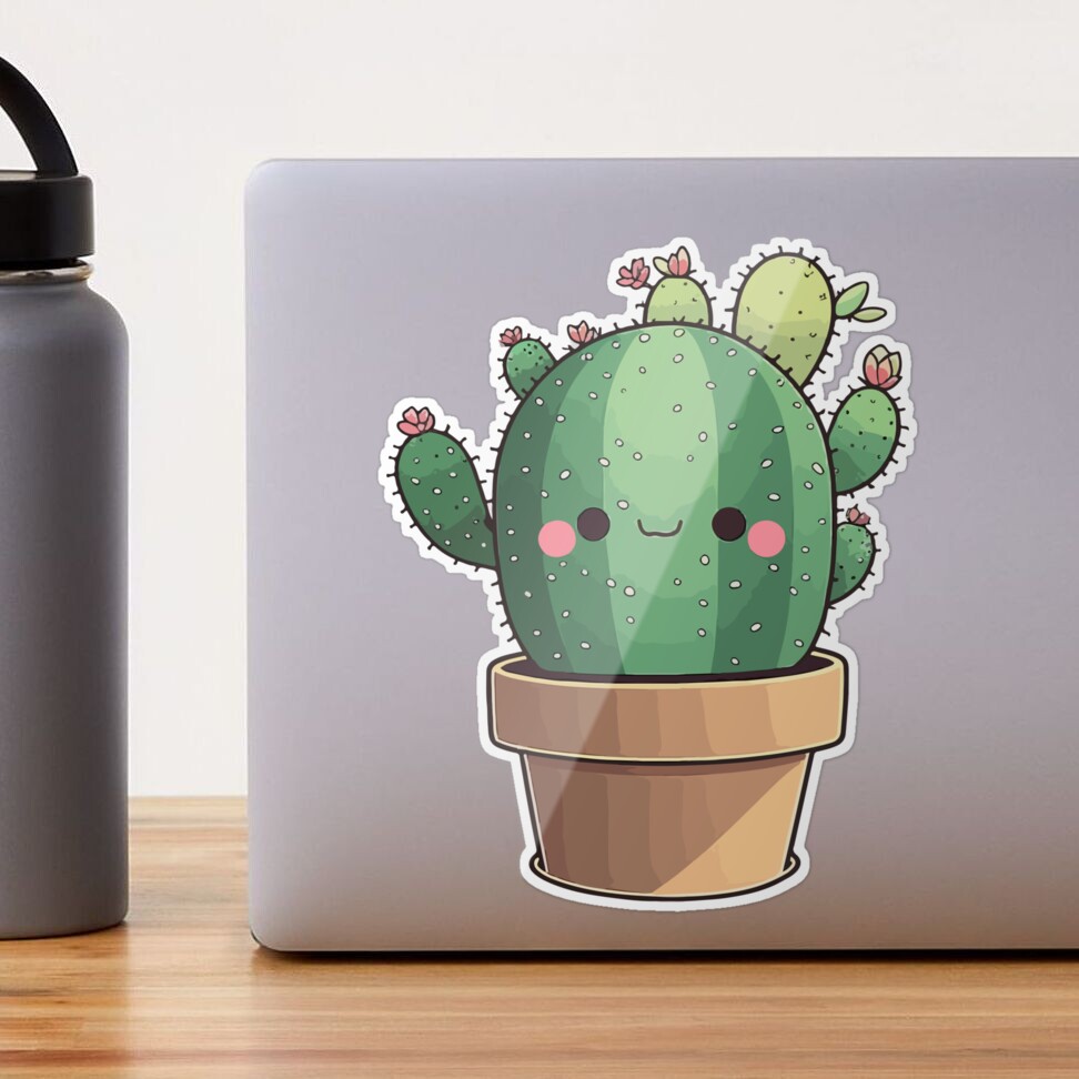 Cactus - Stickers autocollants décoratifs cactus - Assortiments cactus  illustration - Stickers Autocollants personnalisés