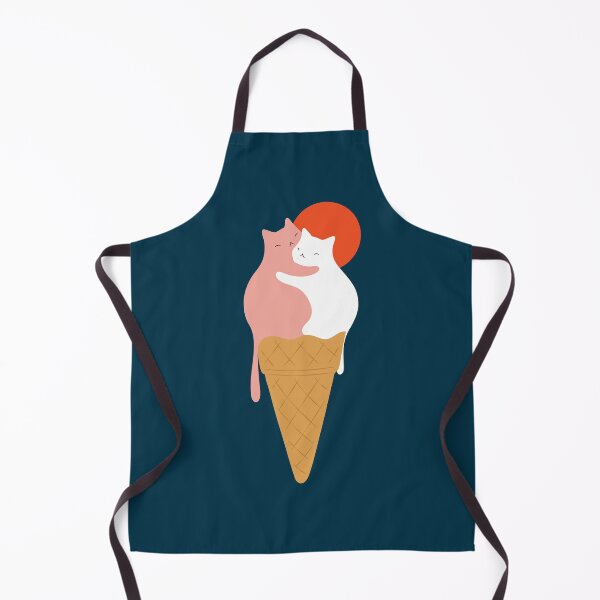Item preview, Cat Landscape 145: Strawberry and Vanilla designed and sold by ilovedoodle.