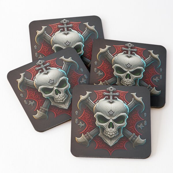 Item preview, Skull and crossbones with ruby red. designed and sold by liana campbell.