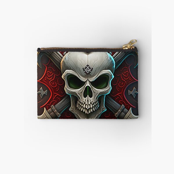 Item preview, Skull and crossbones with ruby red. designed and sold by liana campbell.