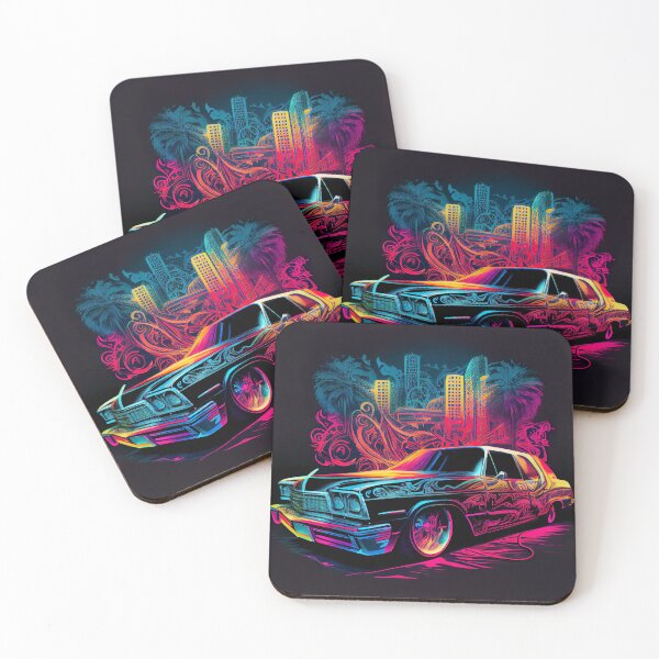 Artikelvorschau, Elektrischer moderner Lowrider Neon Hot Rod #001 entworfen und verkauft von Dermonte West.