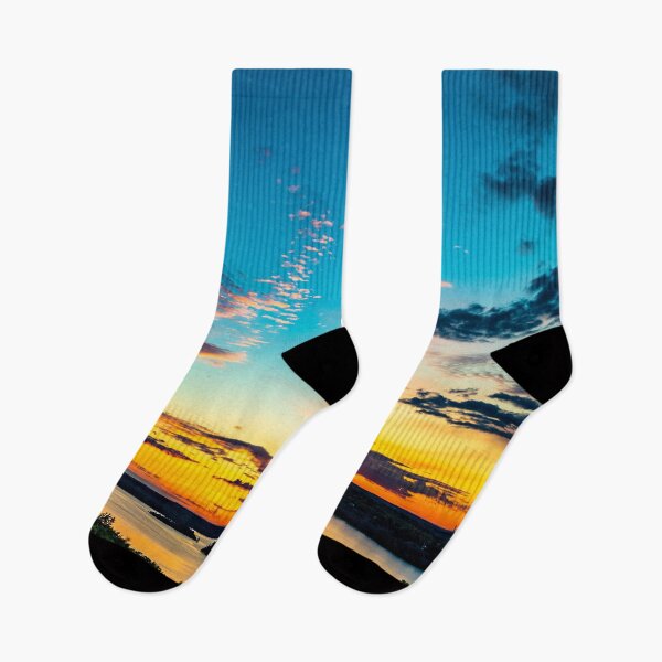 Item preview, Sunset over a Lake designed and sold by Taceo10.