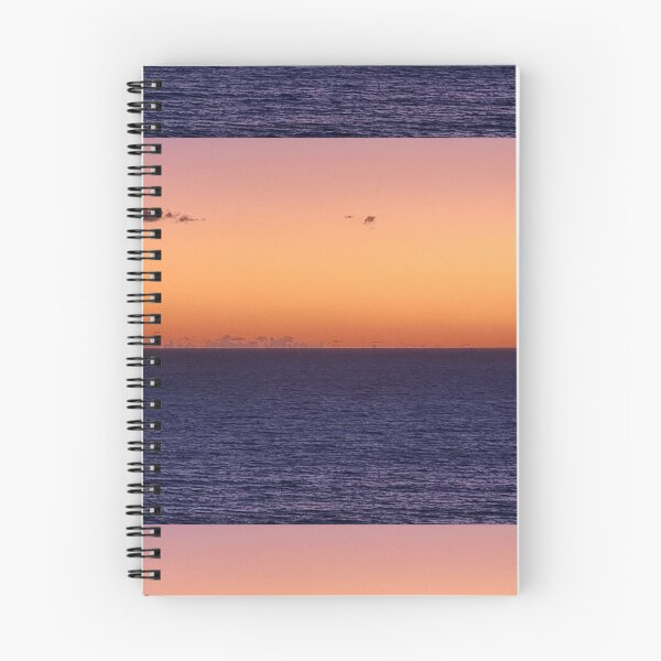 Item preview, Orange pre-dawn Sunrise over the Pacific Ocean. designed and sold by FangFeatures.