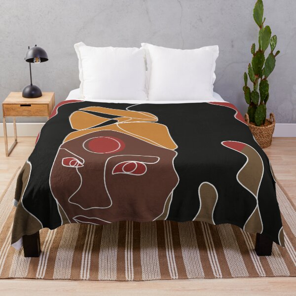 Item preview, Black Woman With Long Locs designed and sold by PrintsbyPuleng.