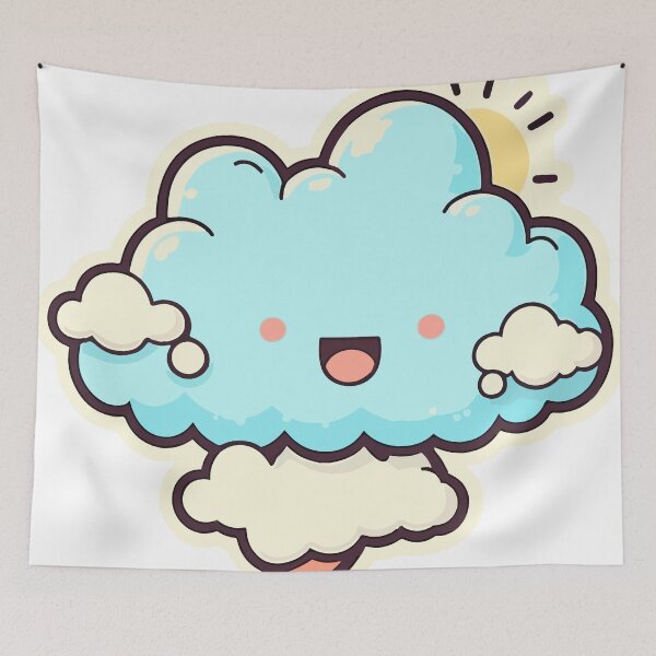 Item preview, Kawaii Cloud designed and sold by Meloncholai.