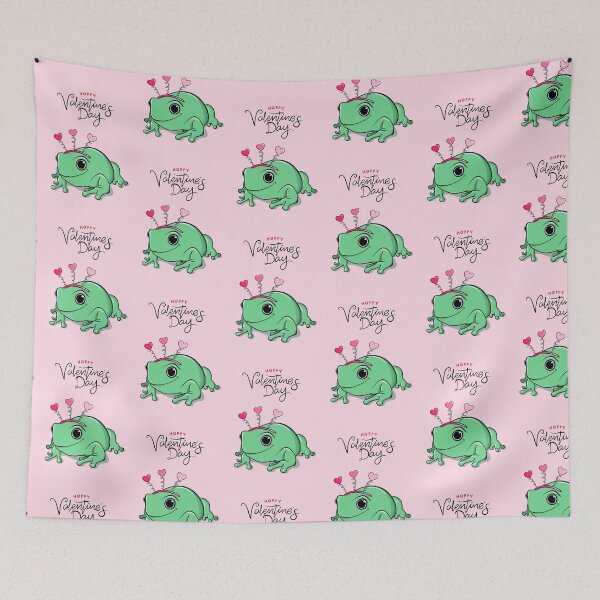 Item preview, Valentines Day Card Edward The Frog • Green  designed and sold by Rae Smitty.
