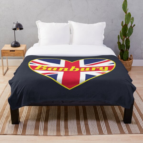 Item preview, Banbury England UK British Union Flag Heart on Navy designed and sold by DPattonPD.