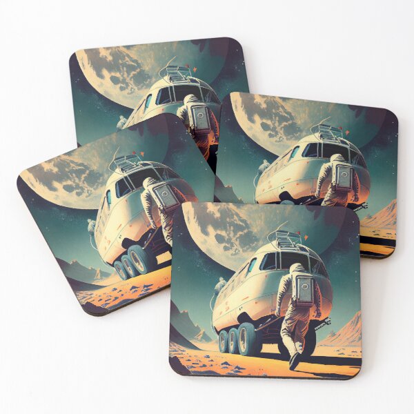 Item preview, Road Trip in Space Series - 1930's-esque poster style designed and sold by shifty303.